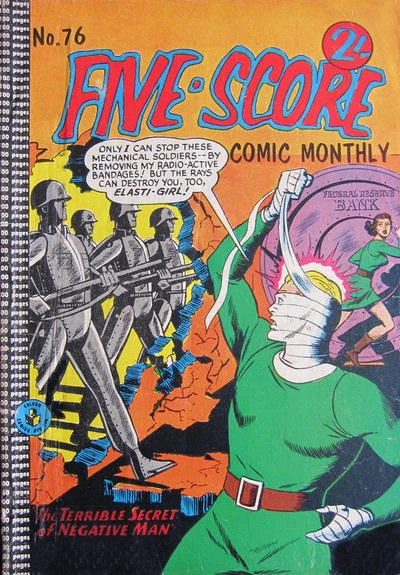 Cover of The Terrible Secret of Negative Man