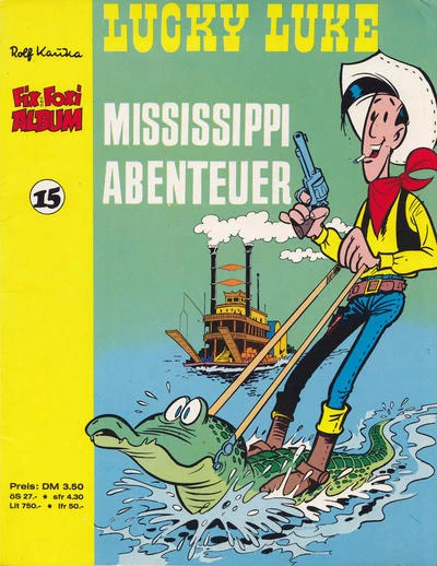 Cover of Lucky Luke - Mississippi Abenteuer