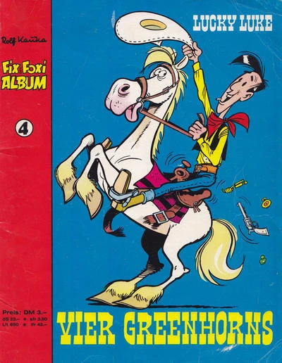 Cover of Lucky Luke: Vier Greenhorn