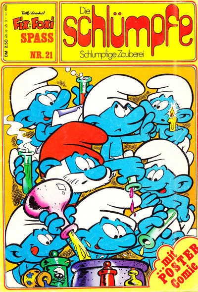 Cover of Die Schlümpfe: Schlumpfige Zaubereien