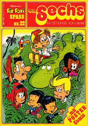 Cover of Die Sechs: Im Dschungel von Dawaii