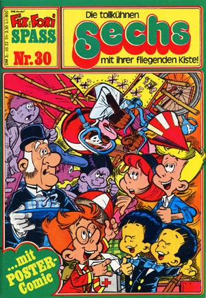 Cover of Die tollkühnen Sechs mit ihrer fliegenden Kiste