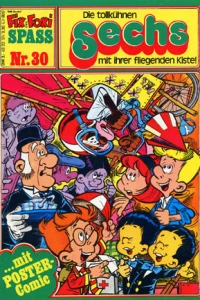 Die tollkühnen Sechs mit ihrer fliegenden Kiste