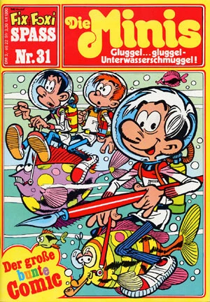 Cover of Die Minis: Gluggel...gluggel-Unterwasserschmuggel !