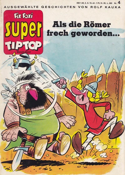 Cover of Als die Römer frech geworden...