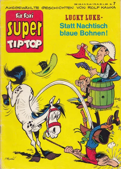 Cover of Lucky Luke: Statt Nachtisch blaue Bohnen!