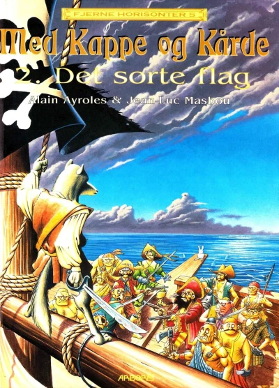 Cover of Med kappe og kråde 2: Det sorte flag