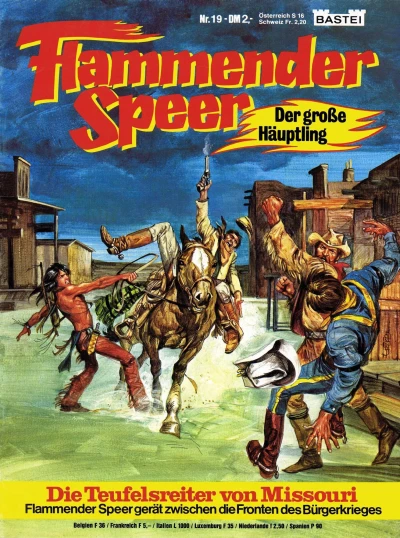 Cover of Die Teufelsreiter von Missouri