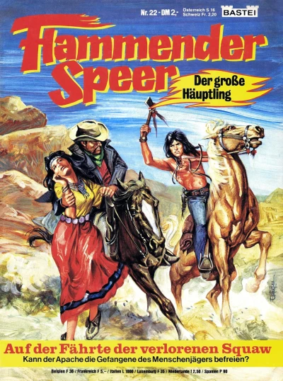 Cover of Auf der Fährte der verlorenen Squaw