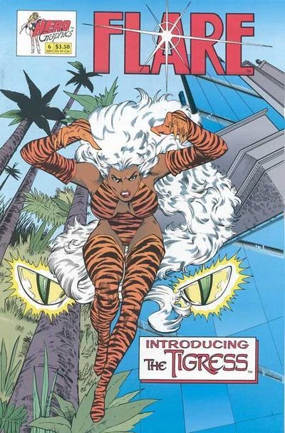 Cover of Flare Versus the Tigress