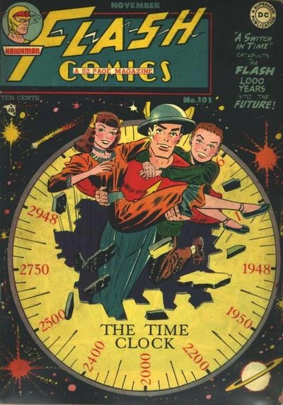 Cover of THE FLASH SPEEDS 1,000 YEARS INTO THE FUTURE