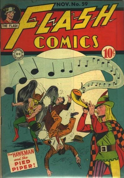 Cover of the Hawkman and the PIED PIPER!
