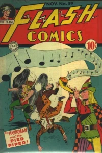 the Hawkman and the PIED PIPER!