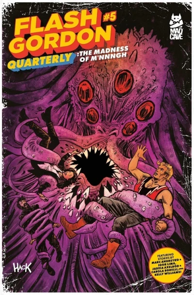 Cover of Flash Gordan and the Madness of M'nnngh: Chapter Four - Eye of the Storm; The Witch Queen of Mongo!; FlashWolf