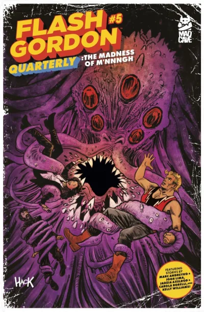 Cover of Flash Gordan and the Madness of M'nnngh: Chapter Four - Eye of the Storm; The Witch Queen of Mongo!; FlashWolf