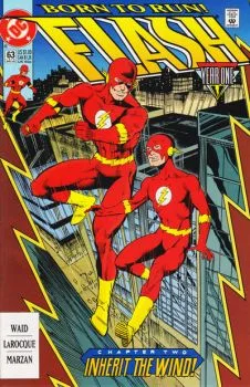Cover of Flash, Year One - Born to Run! Chapter Two: Inherit the Wind