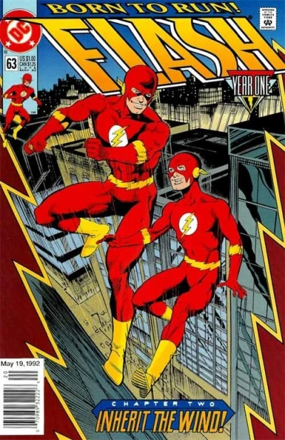 Cover of Flash, Year One - Born to Run! Chapter Two: Inherit the Wind