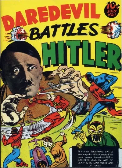 Cover of Daredevil Battles Hitler