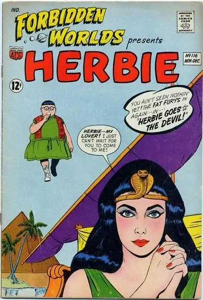 Cover of Forbidden Worlds presents Herbie