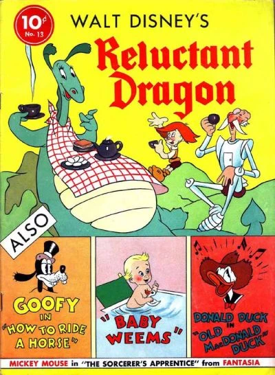 Cover of Walt Disney's Reluctant Dragon