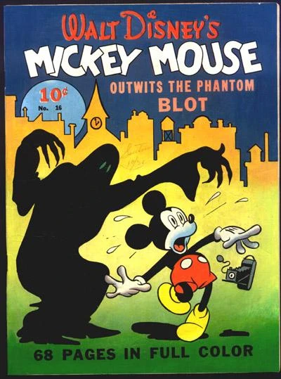 Cover of Mickey Mouse outwits the Phantom Blot