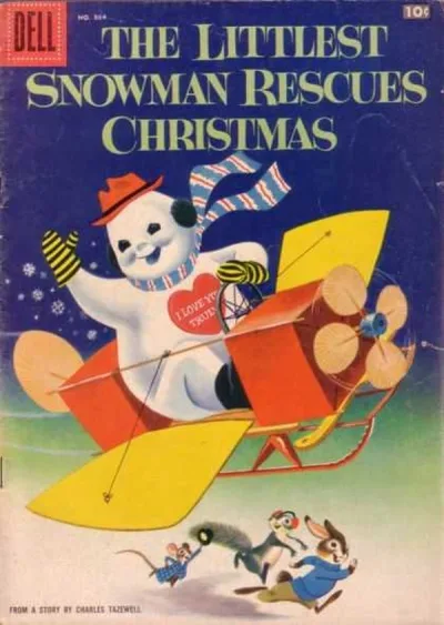 Cover of The Littlest Snowman Rescues Christmas