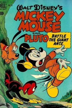 Walt Disney's Mickey Mouse and Pluto Battle the Giant Ants