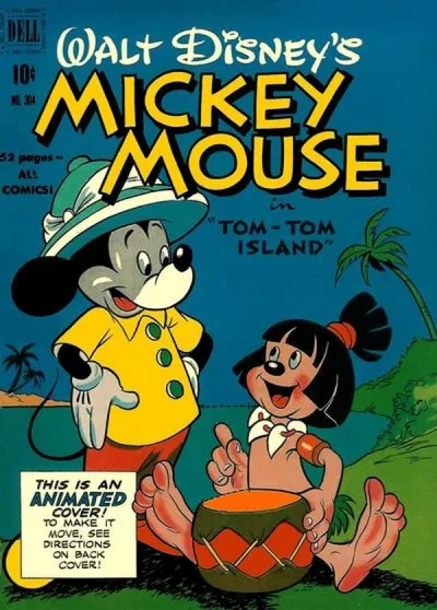Cover of Walt Disney's Mickey Mouse in Tom-Tom Island