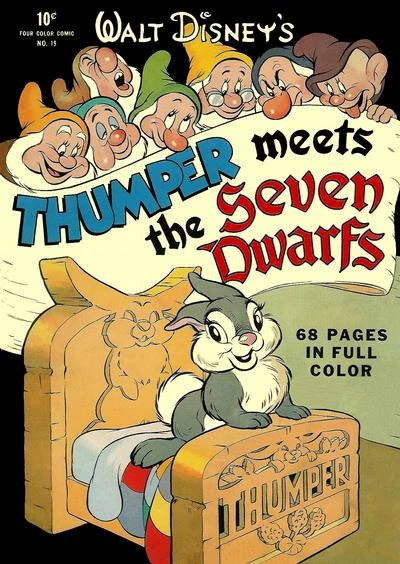 Cover of Walt Disney's Thumper Meets the Seven Dwarfs