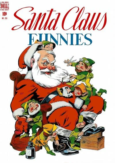 Cover of Santa Claus Funnies