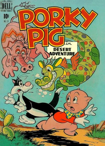 Cover of Porky Pig in Desert Adventure