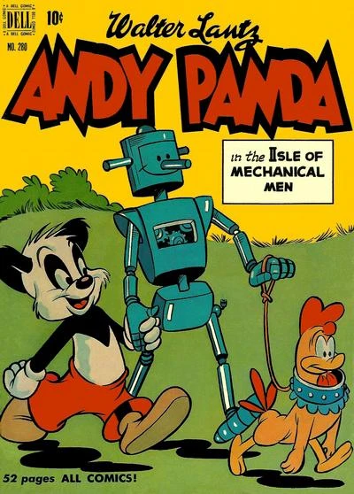 Cover of Walter Lantz Andy Panda in the Isle of Mechanical Men