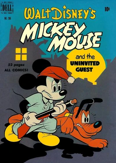 Cover of Walt Disney's Mickey Mouse in the Univited Guest