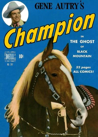 Cover of Gene Autry's Champion in The Ghost of Black Mountain