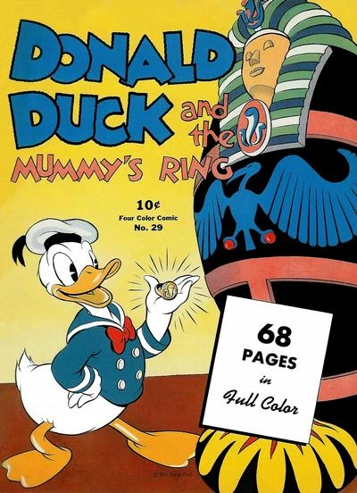 Cover of Donald Duck and the Mummy's Ring