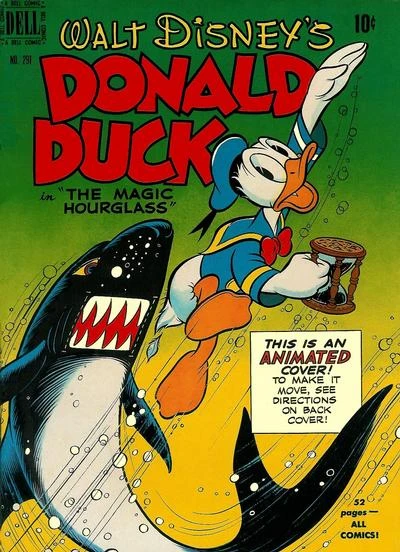 Cover of Walt Disney's Donald Duck in: The Magic Hourglass