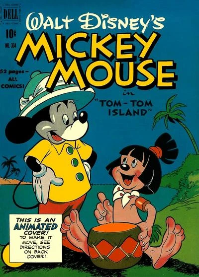 Cover of Walt Disney's Mickey Mouse in Tom-Tom Island