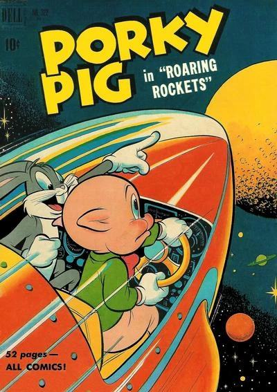 Cover of Porky Pig in Roaring Rockets