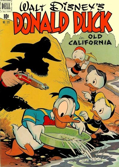 Cover of Walt Disney's Donald Duck in Old California