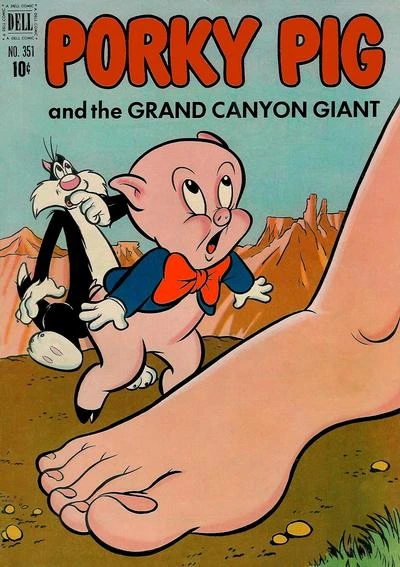 Cover of Porky Pig and the Grand Canyon Giant