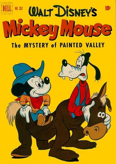 Cover of Walt Disney's Mickey Mouse in The Mystery of Painted Valley