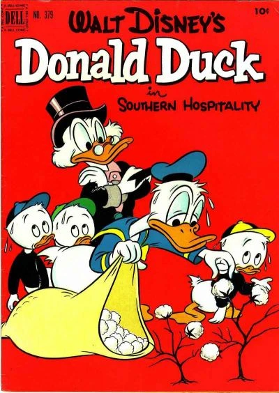 Cover of Walt Disney's Donald Duck in Southern Hospitality