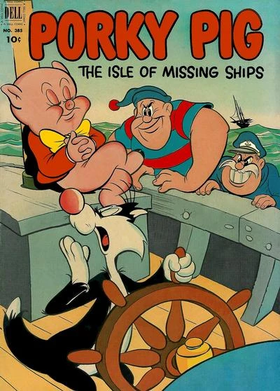 Cover of Porky Pig in The Isle of Missing Ships