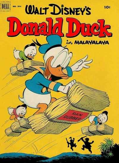 Cover of Donald Duck in Malayalaya