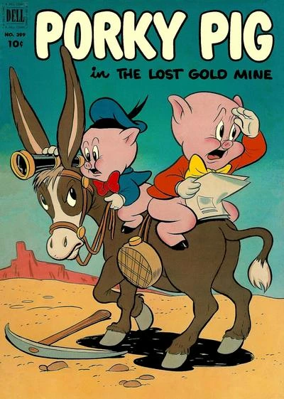Cover of Porky Pig in The Lost Gold Mine