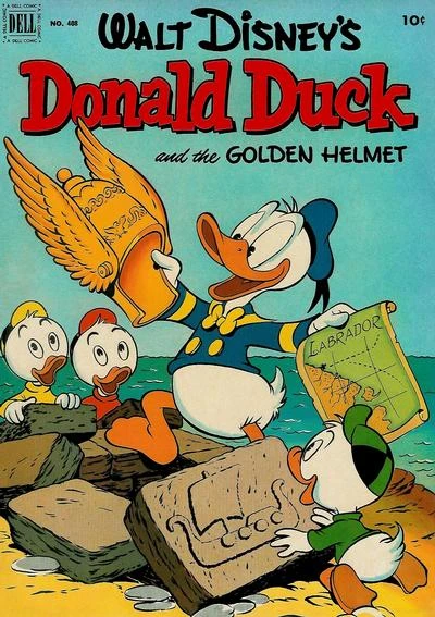 Cover of Walt Disney's Donald Duck and the Golden Helmet