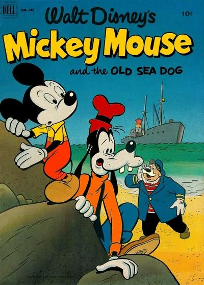 Cover of Walt Disney's Mickey Mouse and The Old Sea Dog