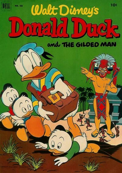 Cover of Walt Disney's Donald Duck and the Gilded Man
