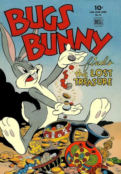 Cover of Bugs Bunny Finds the Lost Treasure