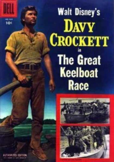 Cover of Walt Disney's Davy Crockett in The Great Keelboat Race